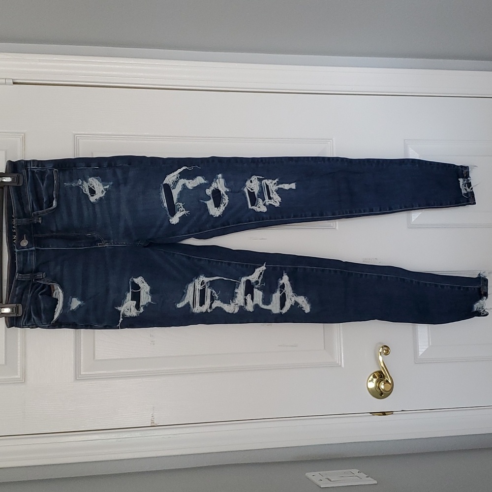 American Eagle Next Level Patched Super High-Waisted Jegging